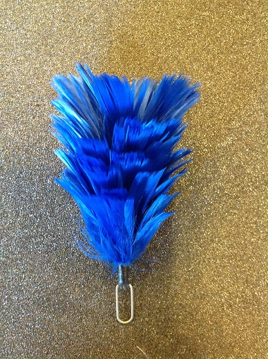 Royal Blue Balmoral/Glengarry Hackle (IN STOCK)
